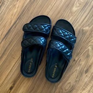 Madden Girl Black Slides!